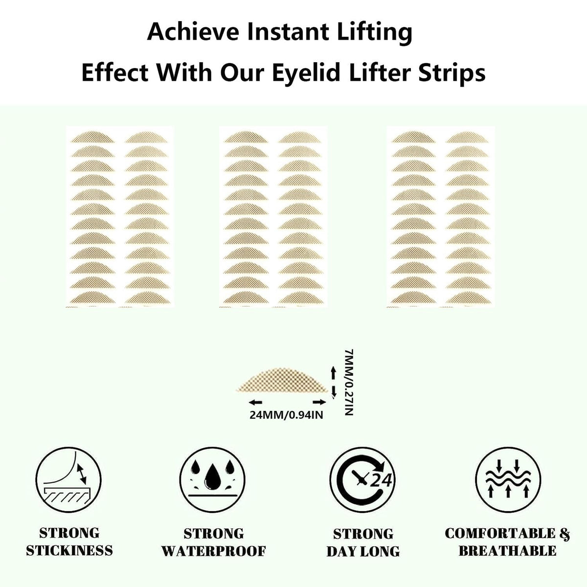 Invisible Eyelid Tape Stickers for Natural Double Eyelid Enhancement - 720PCS