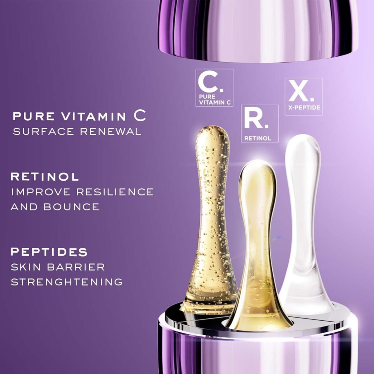 Anti-Aging Face Serum with Retinol & Vitamin C - 50ml / 1.69oz