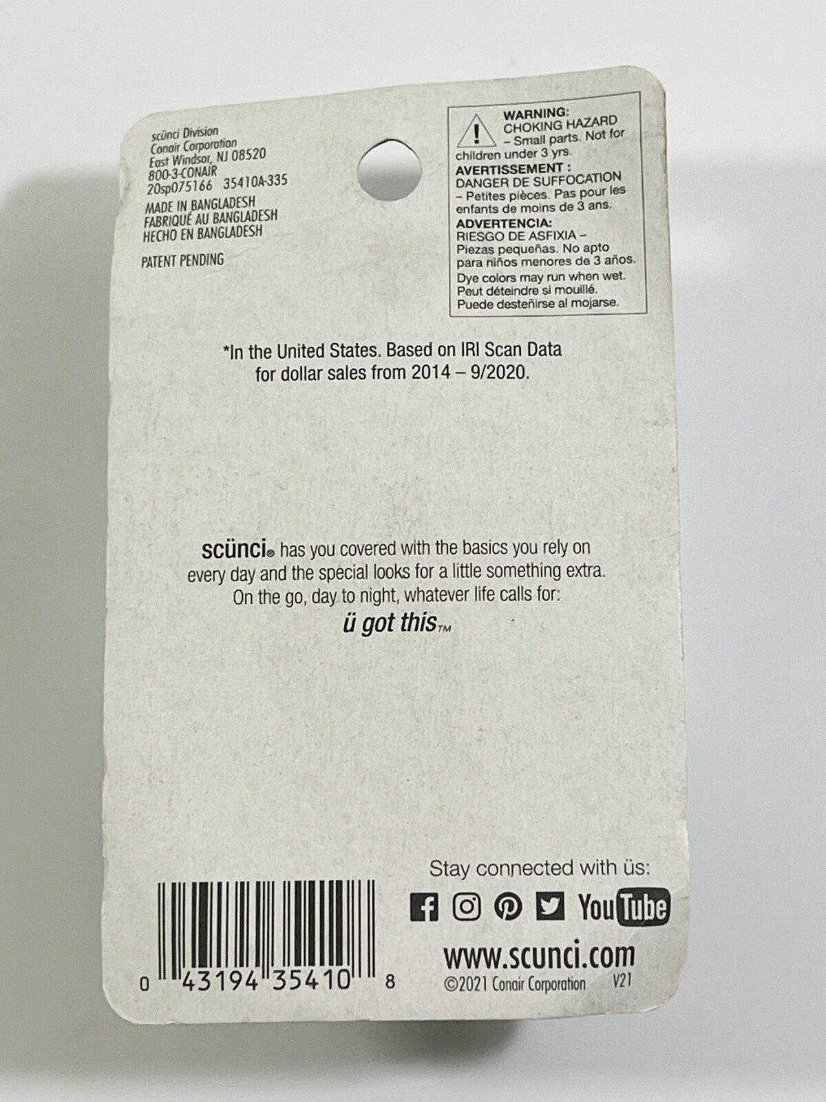 SCUNCI xo MORGAN SIMIANER Polybands in Re-usable Case 200ct