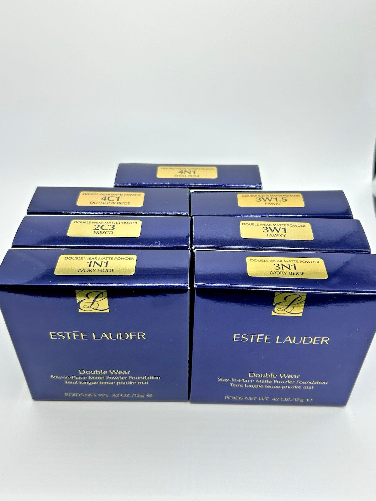 Estee Lauder Double Wear Matte Powder Foundation with Shade Selection