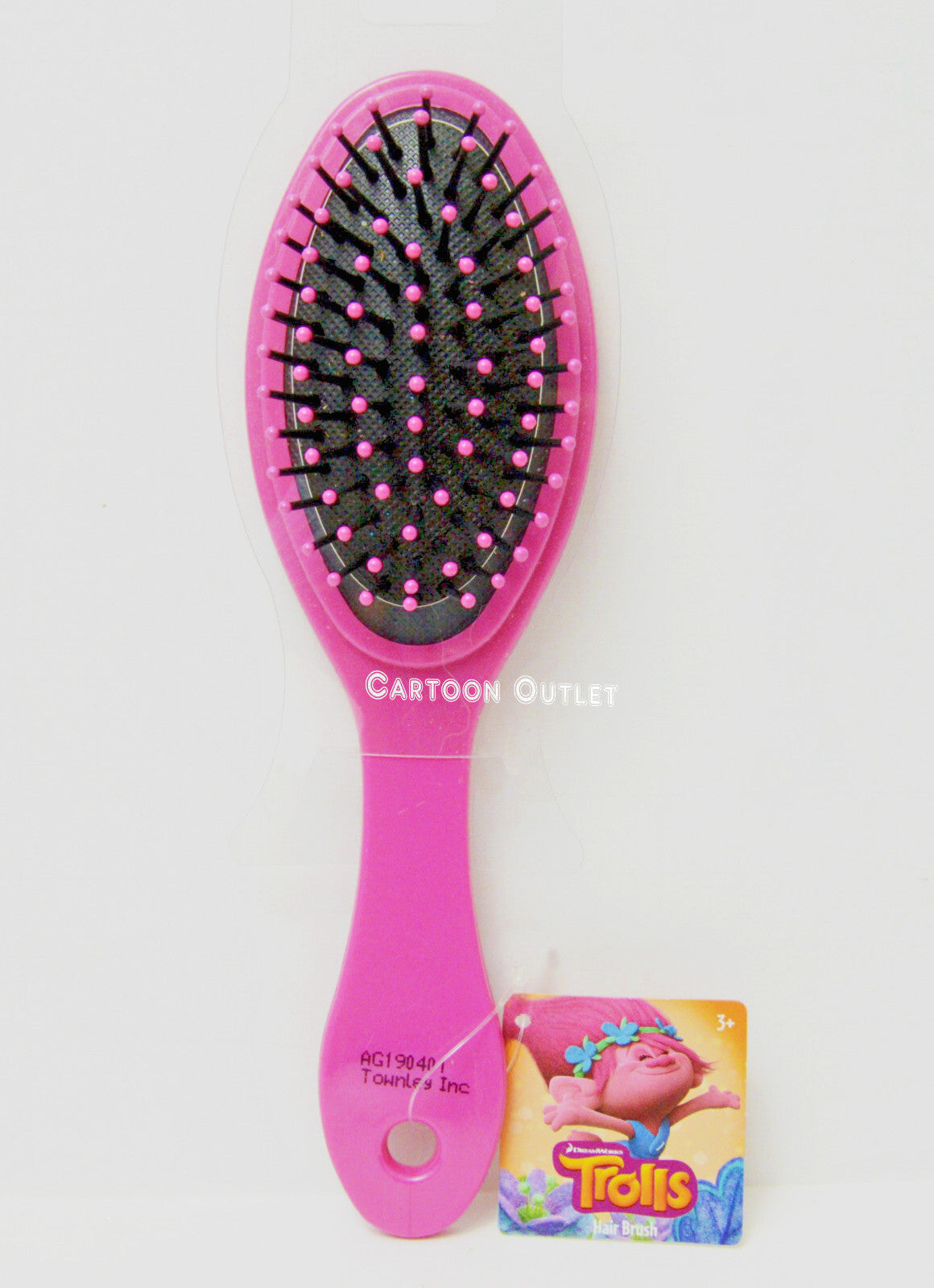 Kids Pink Trolls Hair Brush Comb 7-Inch Girls Birthday Gift