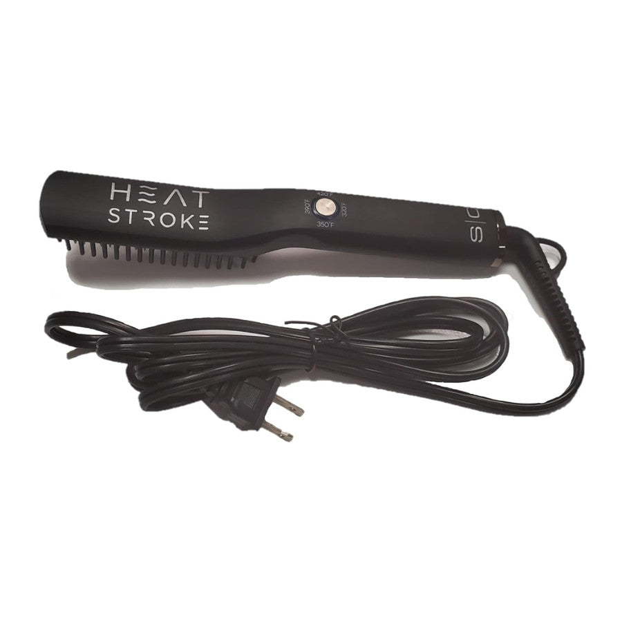 Heat Stroke Beard & Hair Styling Hot Brush - Adjustable Temperature, Cool Tip
