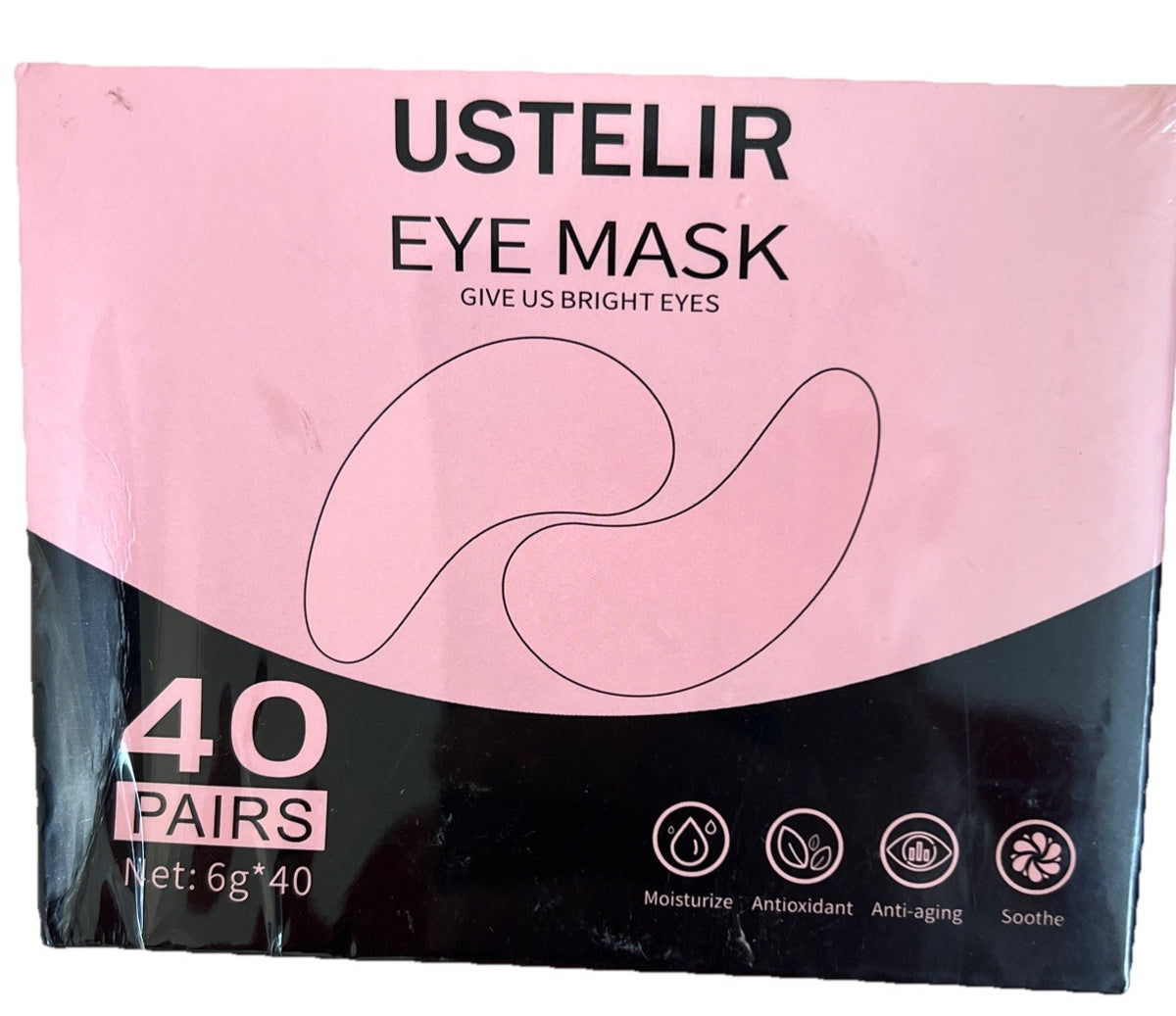 Bright Eyes Eye Mask Set 40 Pairs for Relaxation & Sleep - Exp 4/2027