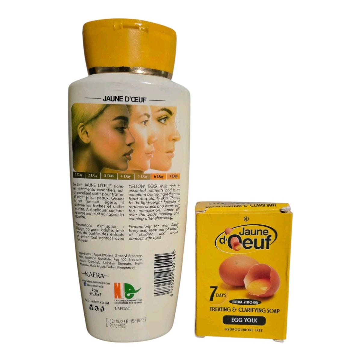 Egg Yolk Clarifying Lotion & Soap Set - 450ml Skin Care