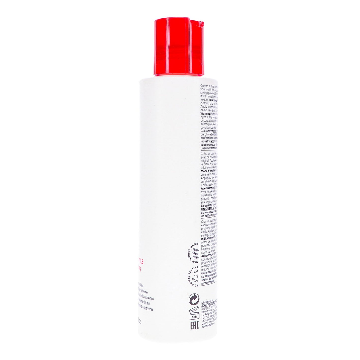 Hair Sculpting Lotion - Medium Hold, Long-Lasting, 8.5 oz