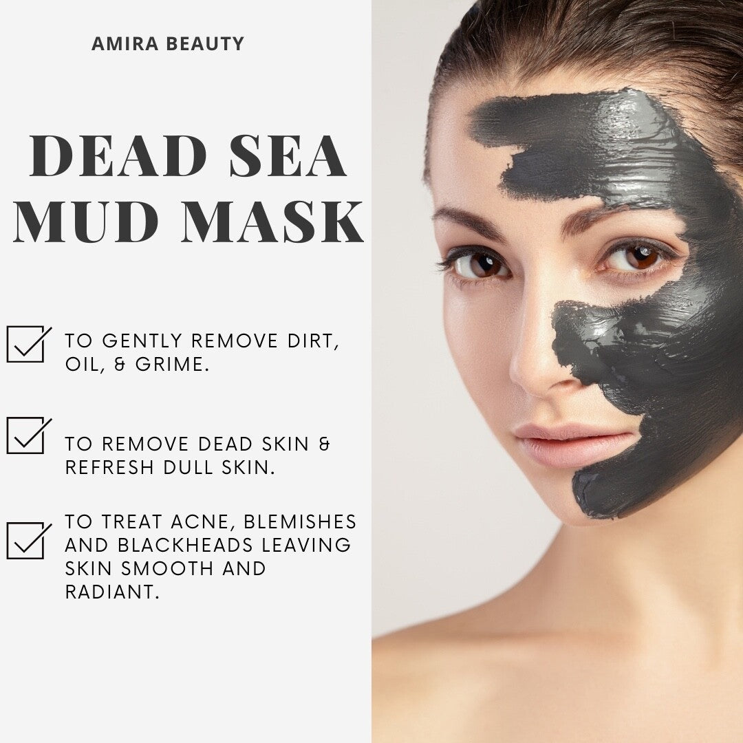 Dead Sea Mud Facial Mask - 6 OZ Pore Minimizer