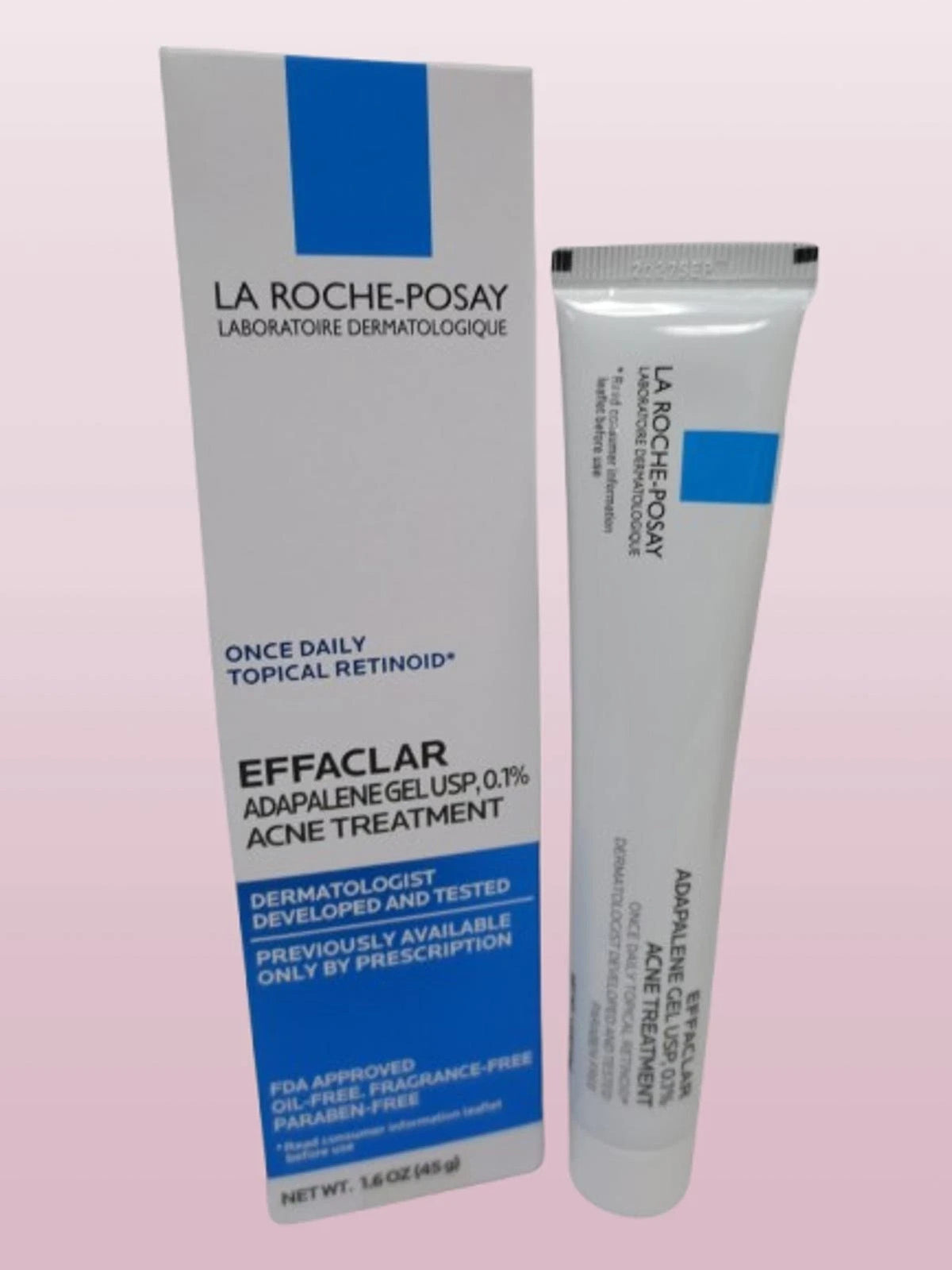 Acne Spot Treatment 0.1% - La Roche-Posay Effaclar 1.6 oz, 2 Pack