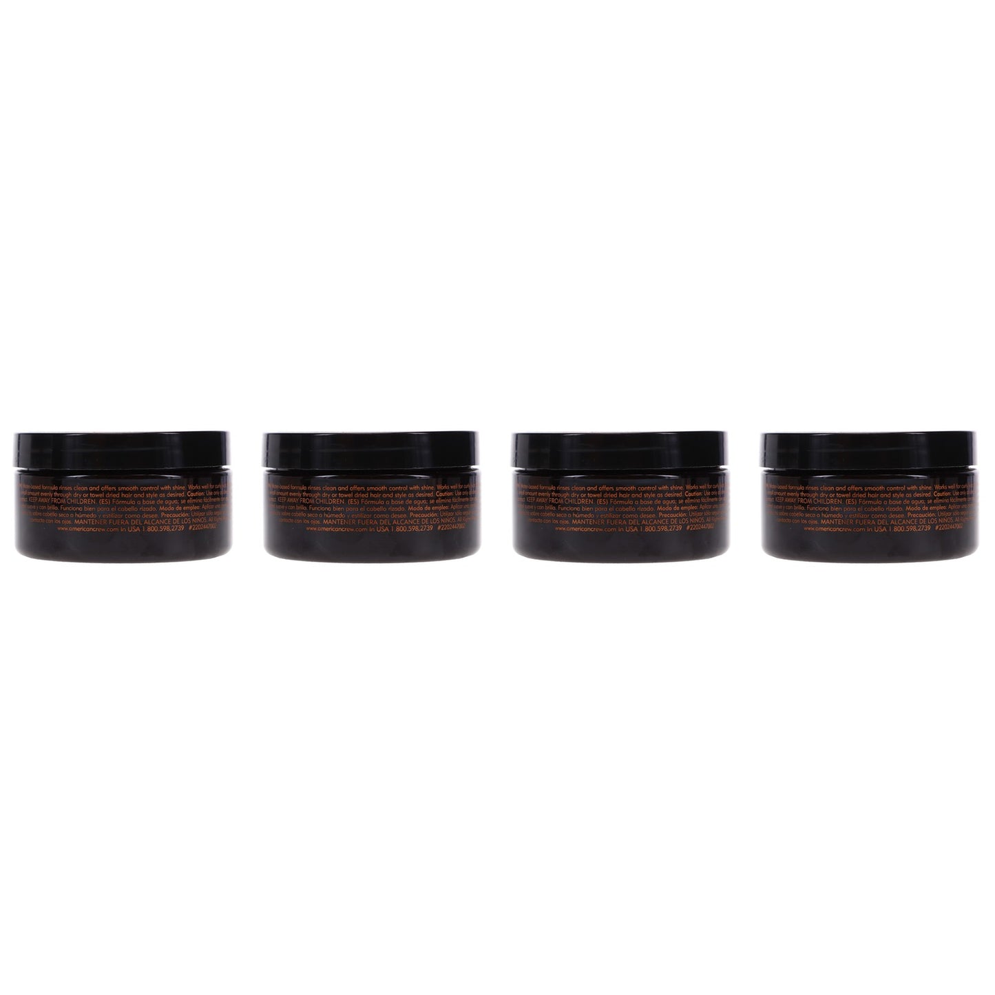 Men's Hair Pomade 3 oz Pack of 4 - Medium Hold Shine & Flexibility