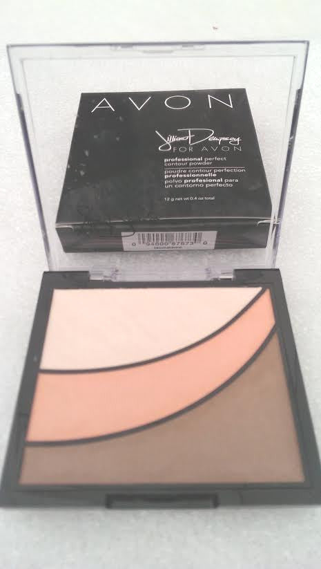 AVON Jillian Dempsey Cheek Contour Powder 3-in-1 Blush, Bronzer & Highlight