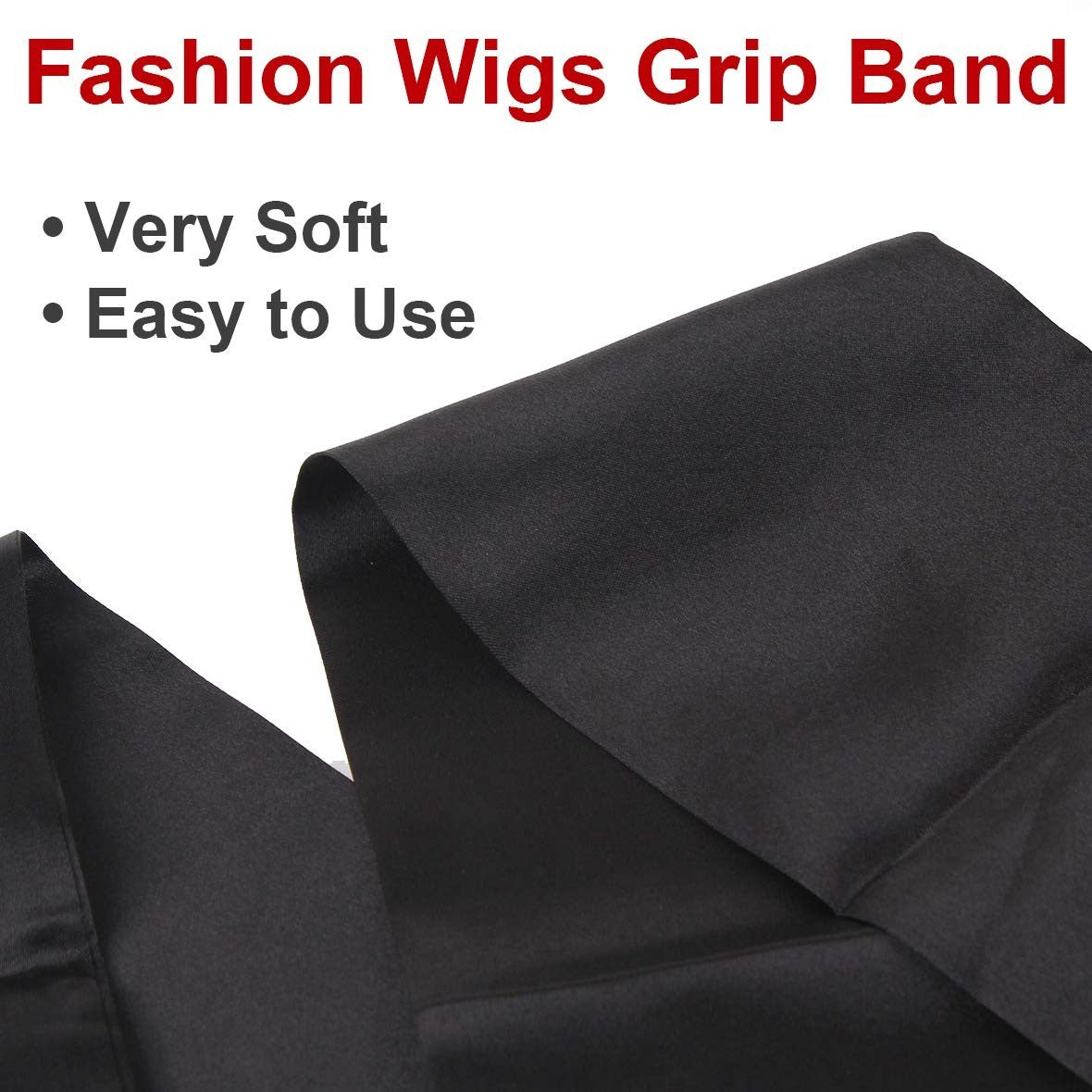 Women’s Satin Edge Hair Wrap - 56-Inch Non-Slip Head Scarf for Yoga & Makeup