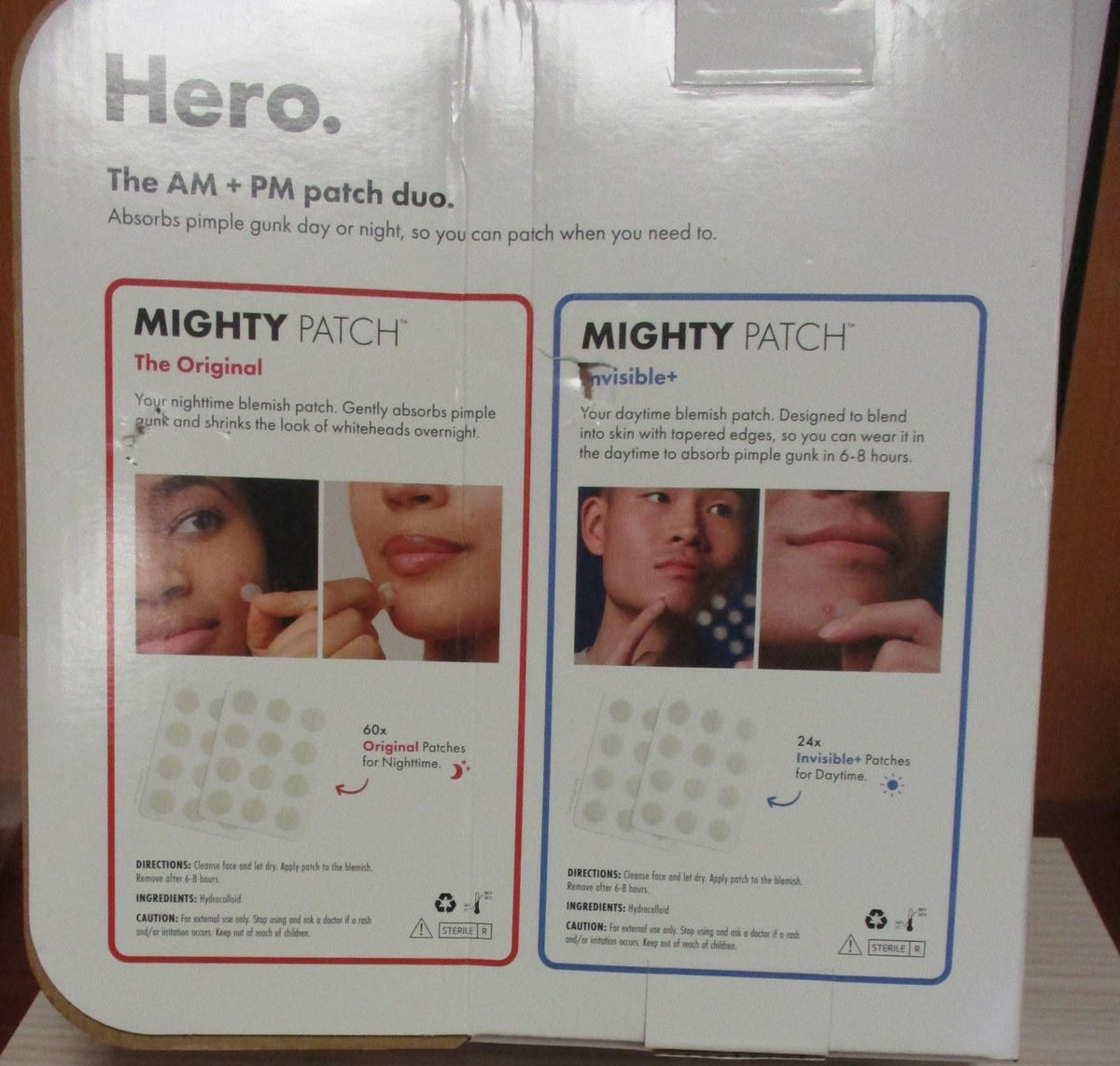 Hydrocolloid Acne Patches Set - Original & Invisible Spot Treatments 84 Count