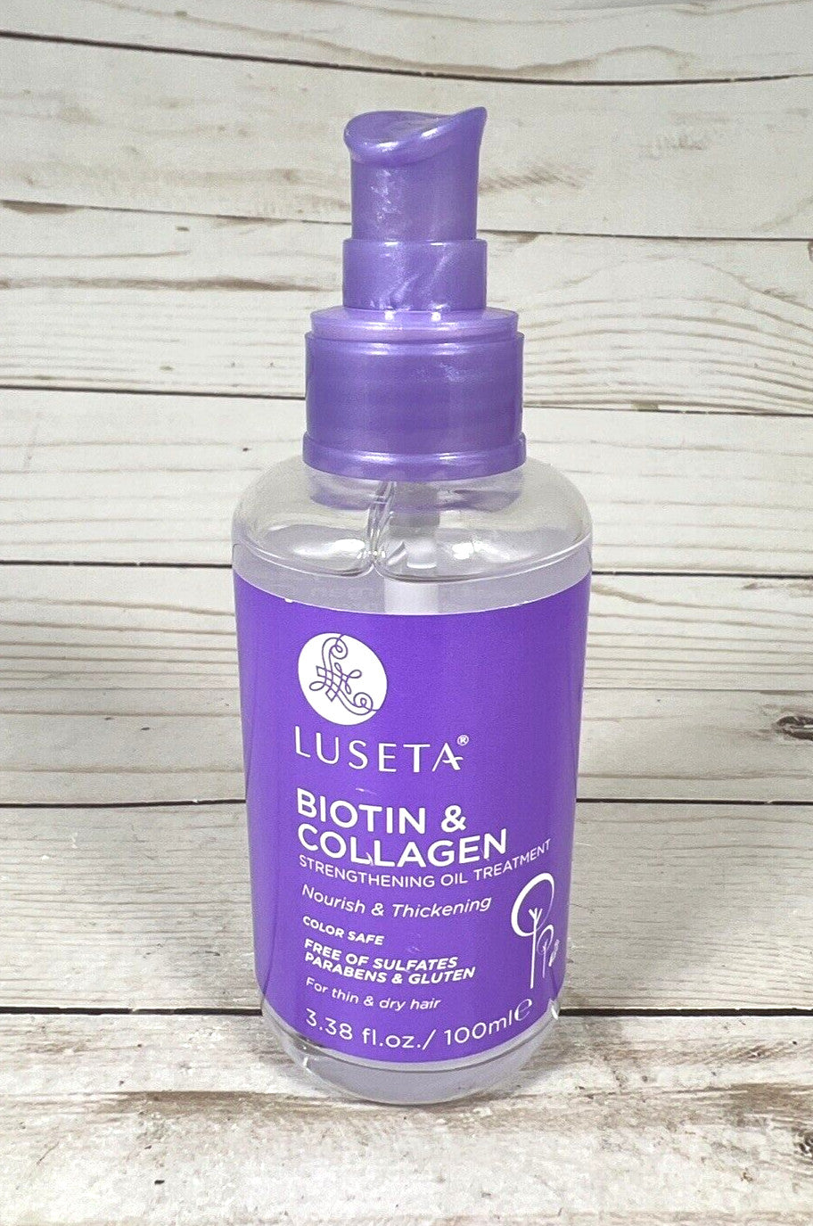 Biotin Collagen Hair Oil for Thin Dry Hair Nourishing & Thickening - 3.38oz