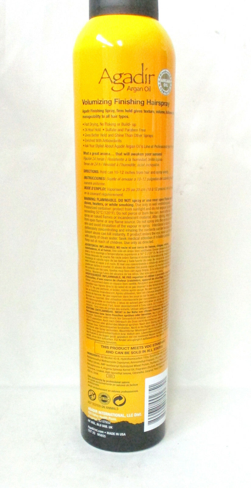 Argan Oil Firm Hold Hairspray - 10.5 Oz, Adds Volume & Manageability