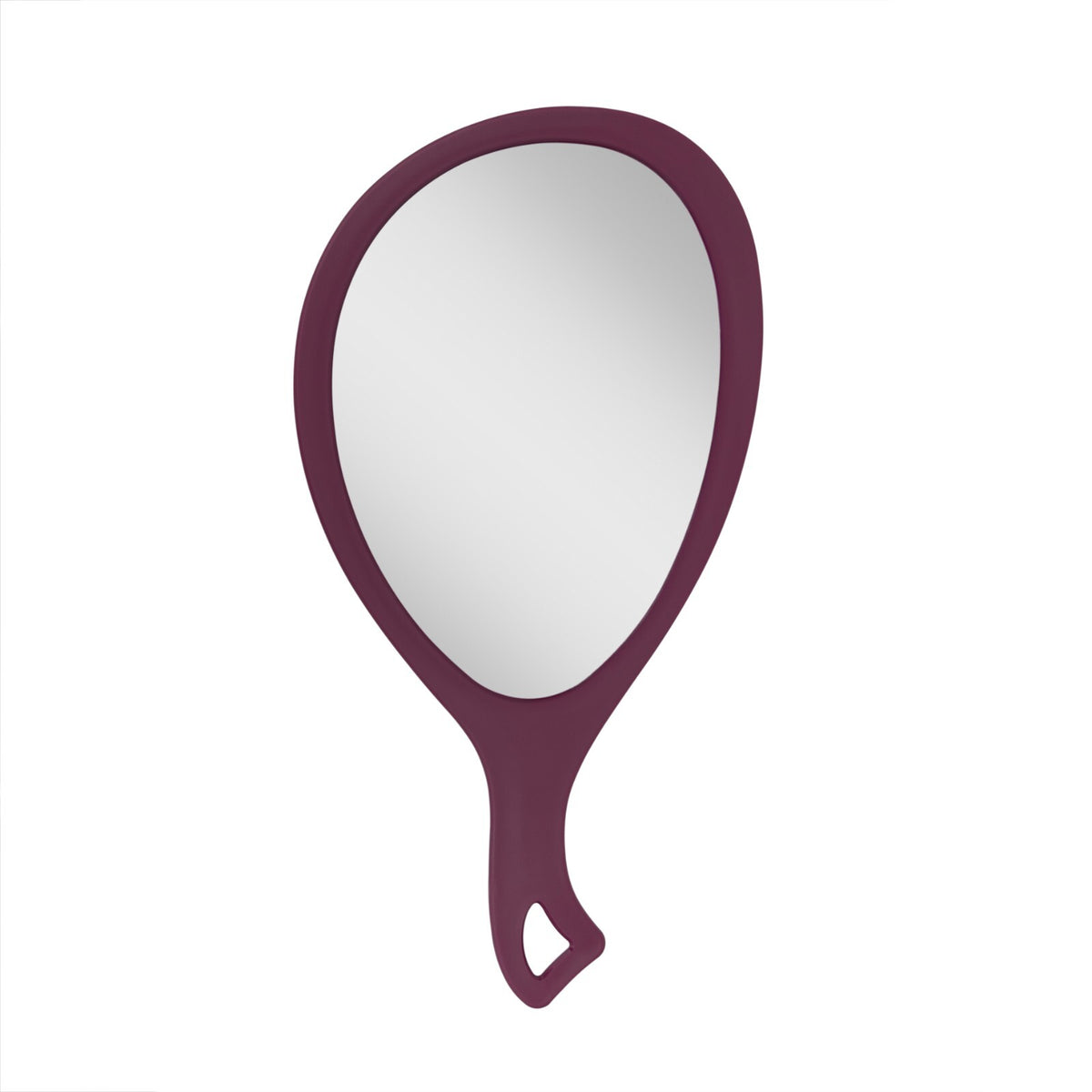 Teardrop Handheld Mirror with Curved Handle - Large Wall Hanging Mirror