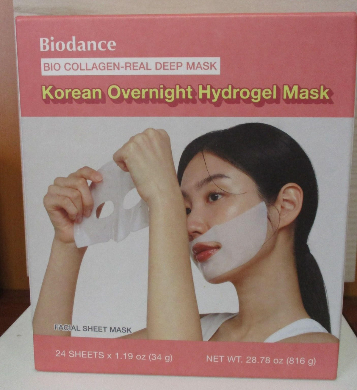 Overnight Hydrogel Face Mask Sheets, 24 Pack - Deep Collagen