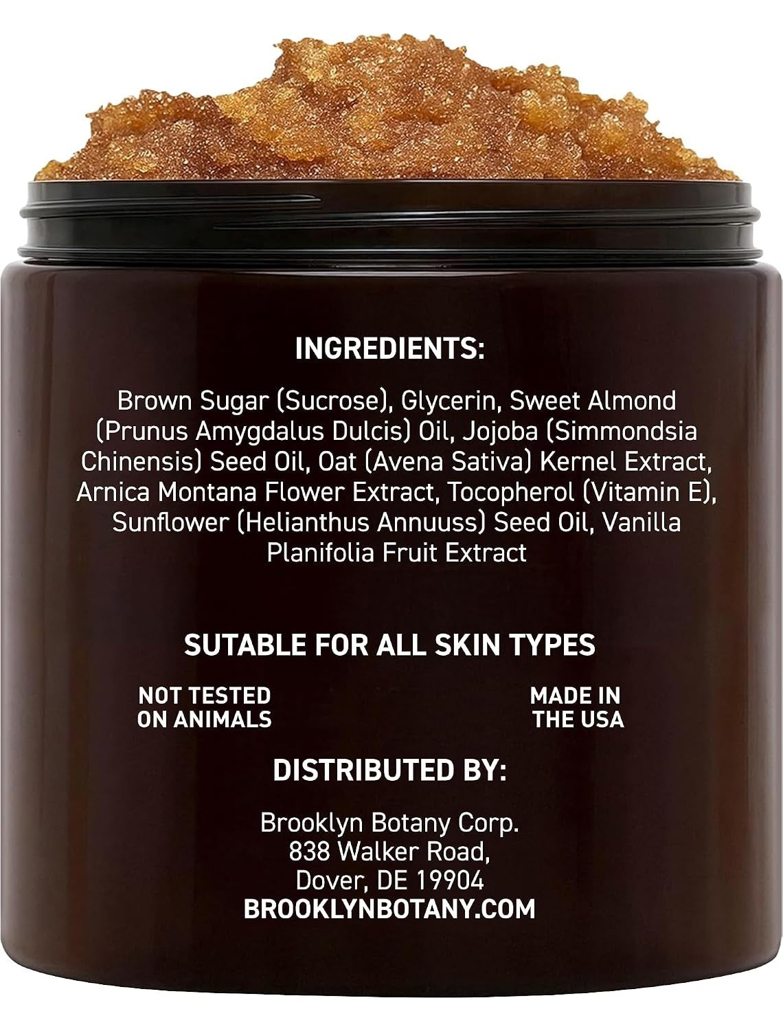 Brown Sugar Scrub – Exfoliate & Hydrate, Perfect for All Skin Types