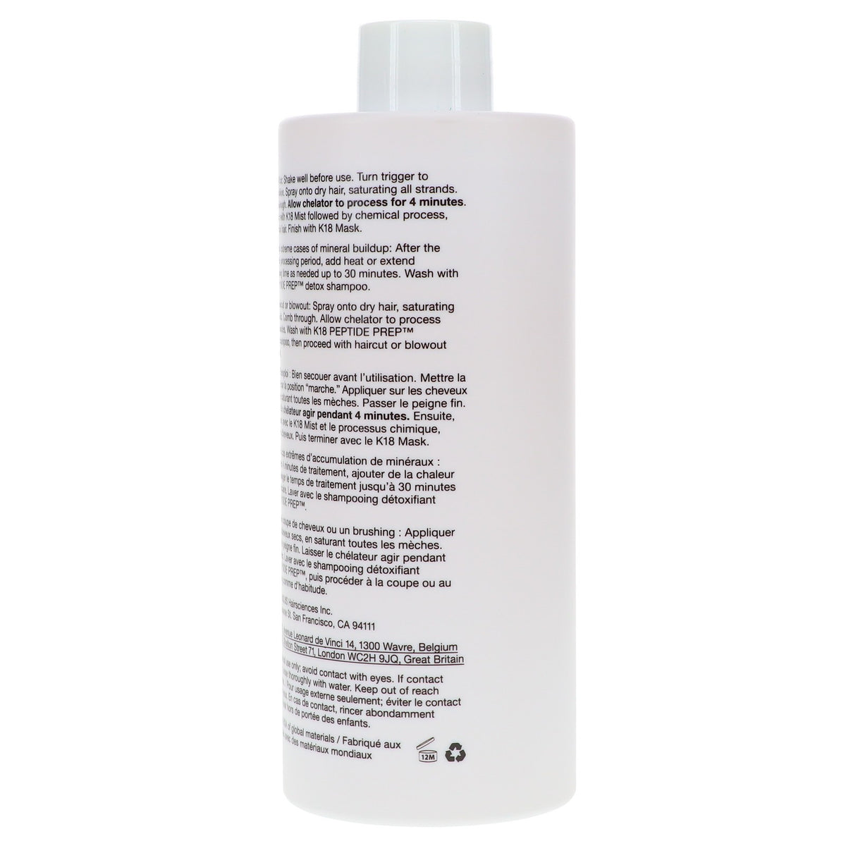 K18 Peptide Hair Treatment Spray - Chelating & Buildup Removal, 10 oz