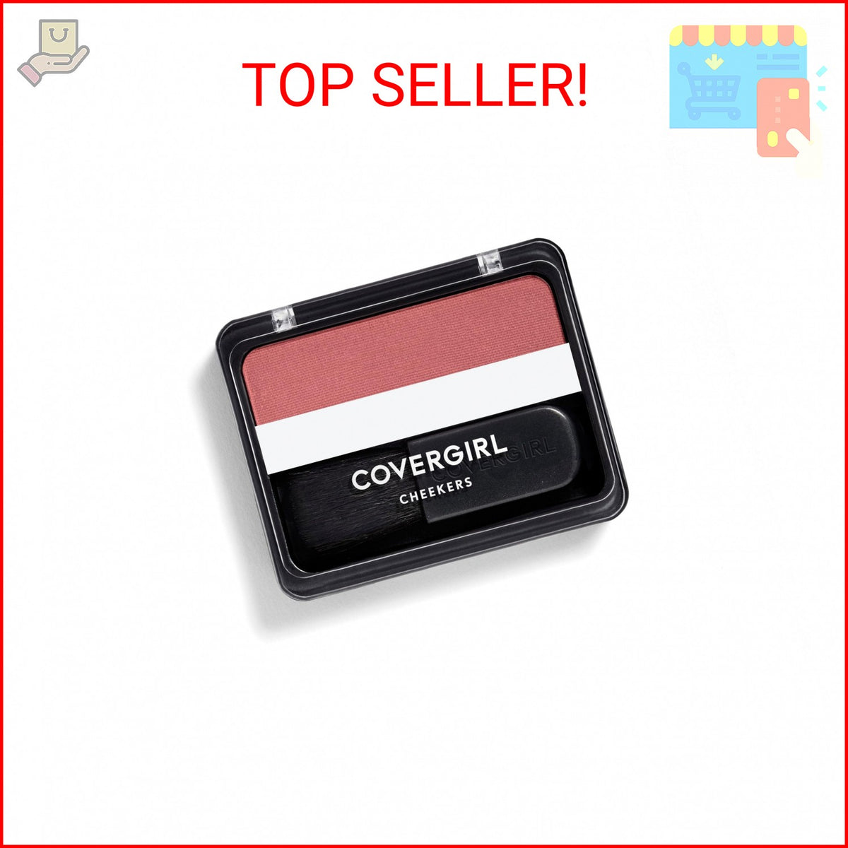 Powder Blush - Rock 'n Rose, Natural Shimmer, 0.12 oz, Easy to Apply