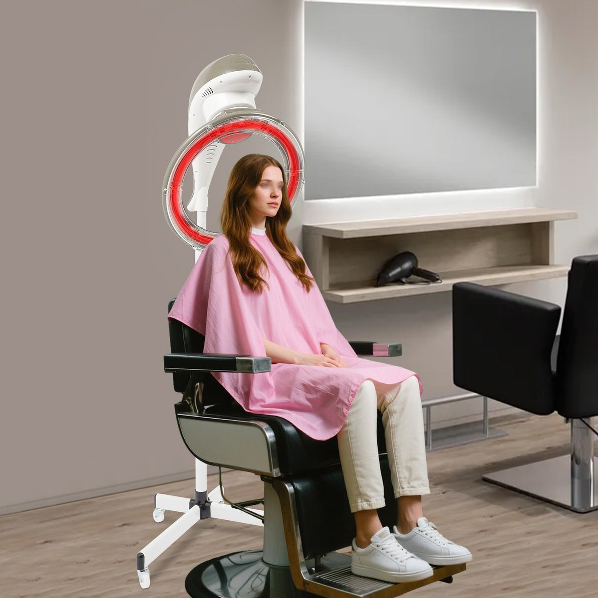 950W Stand Salon Hair Dryer Infrared Color Processor Perm