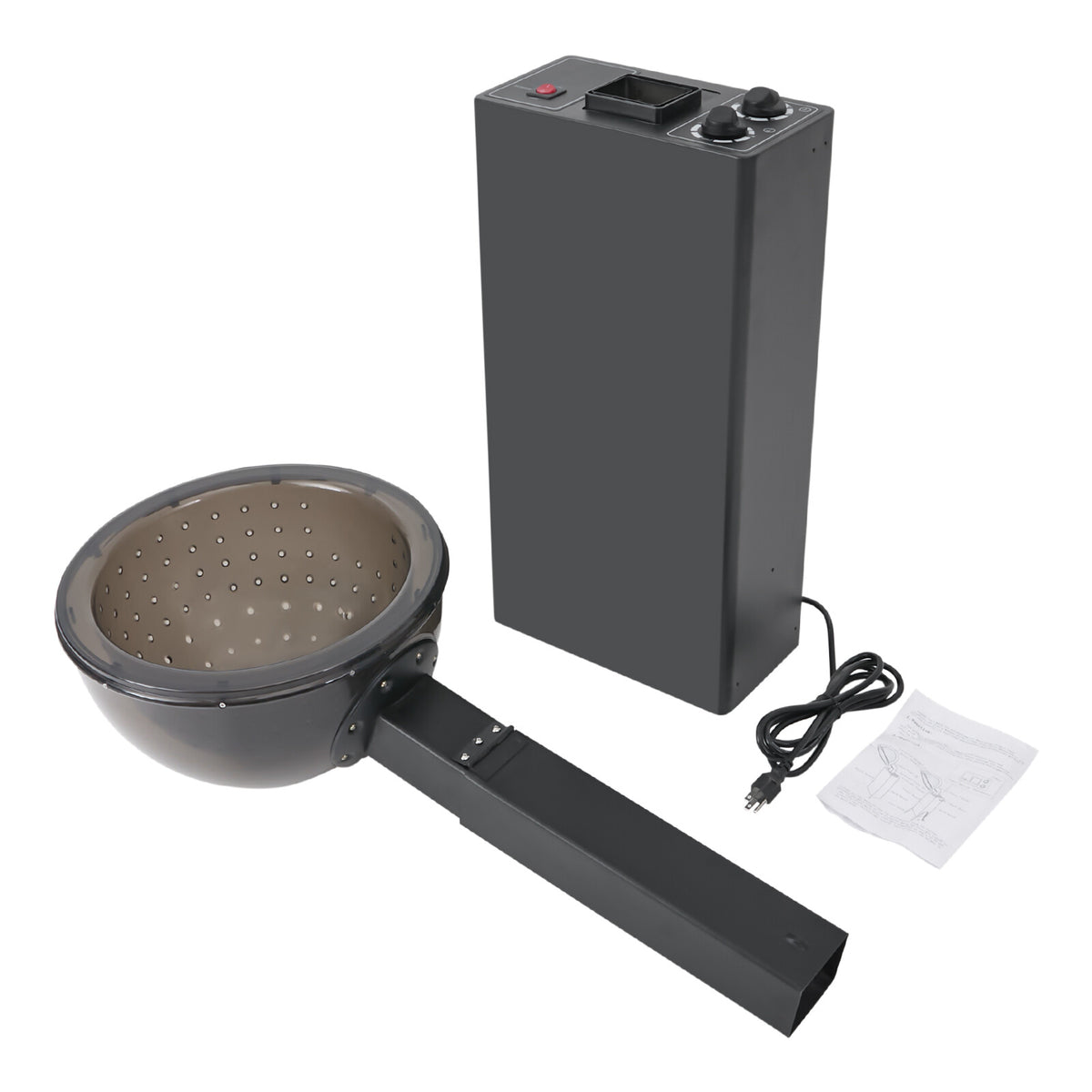 Hooded Hair Dryer with Timer & Precise Temperature Control for Salon Use