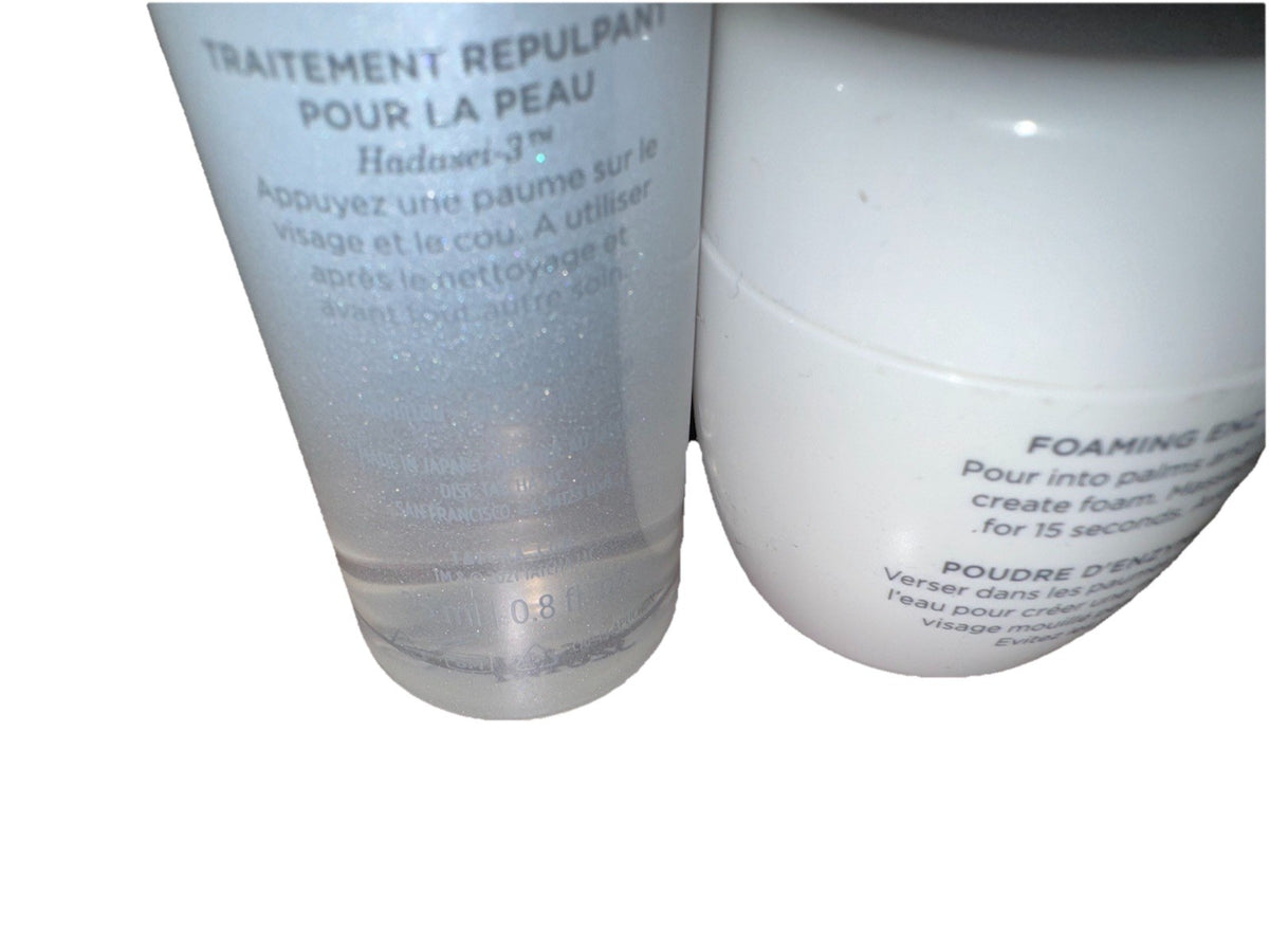 Travel Skincare Duo Set - Hydrating Essence & Exfoliating Rice Polish, 25ml & 15g