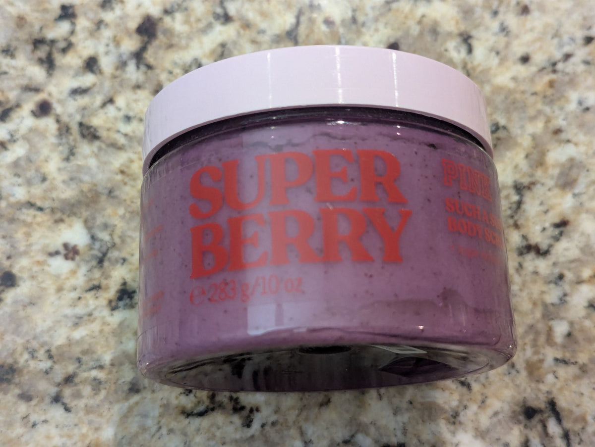 Victoria's Secret PINK Such a Softie Body Scrub Super Berry 10 oz