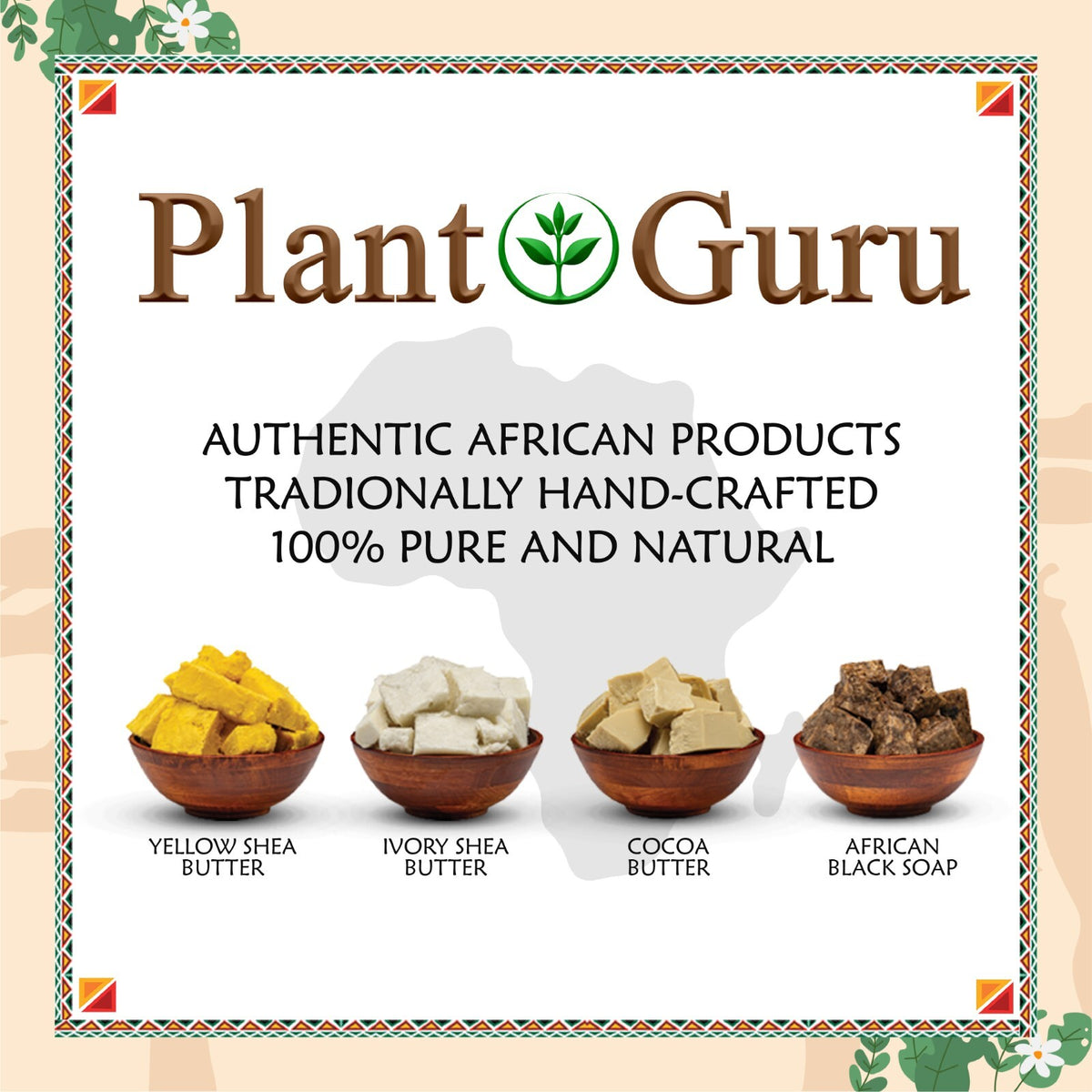 Raw African Shea Butter 8 oz - 100% Pure Organic Unrefined