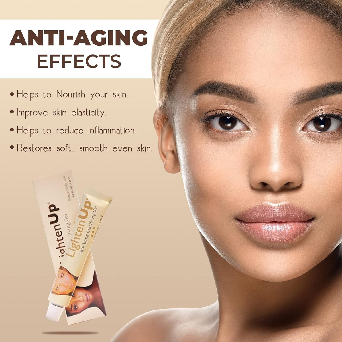 Anti-Aging Clarifying Gel with Argan Oil & Vitamin C - 1 oz for Oily Skin