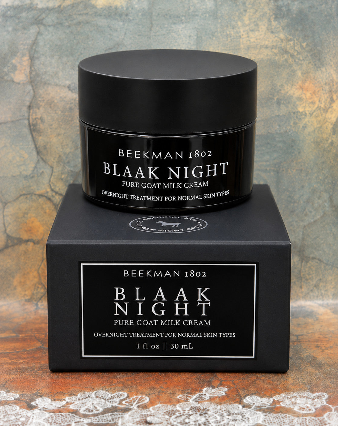 Night Face Cream with Goat Milk & Peptides - Hydrating Anti-Aging Treatment