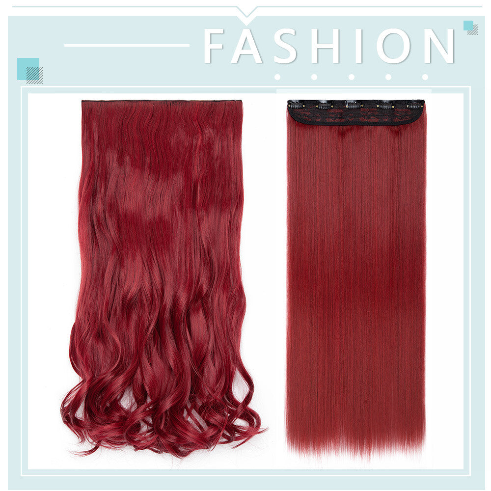 V-Shape & U-Part Clip-In Hair Extensions - Full Head Highlight, Multiple Lengths & Colors
