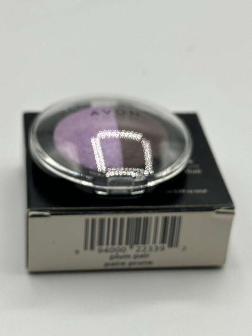 Eyeshadow Duo - Satin Finish Plum Shades for Eye Makeup