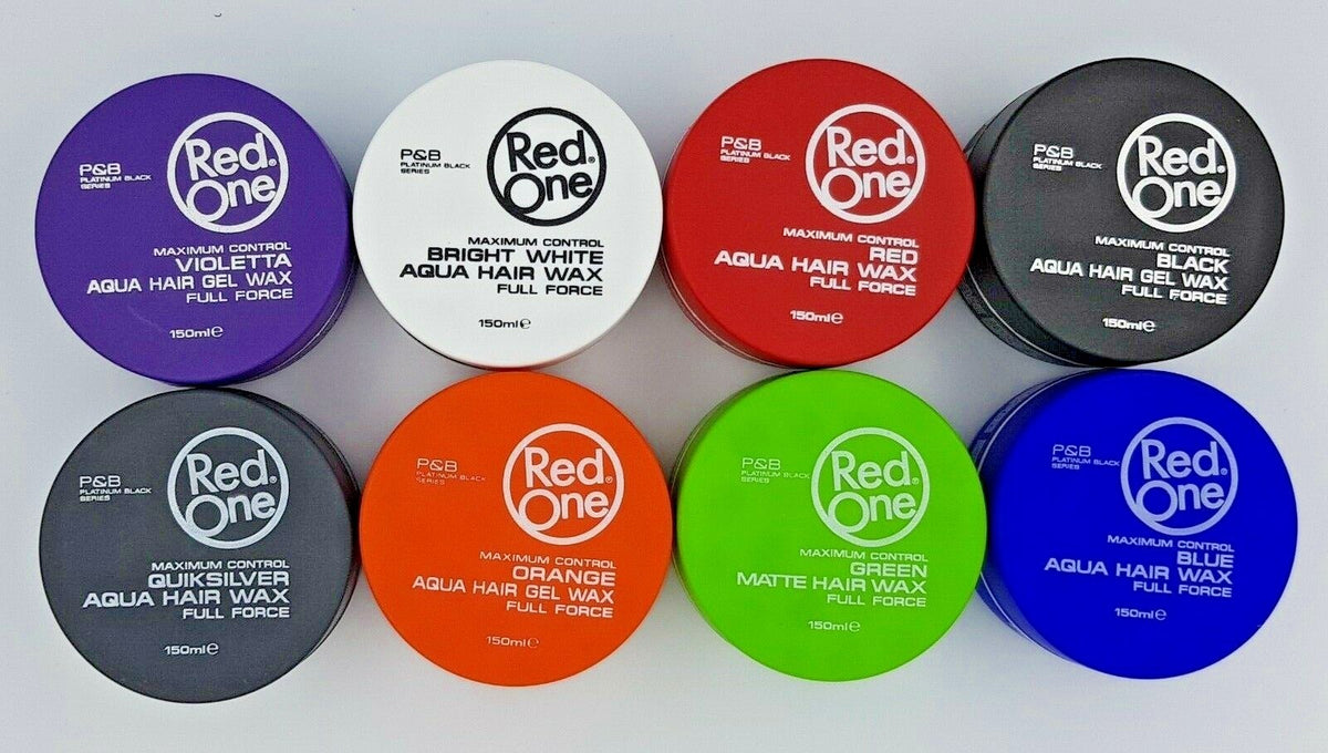 RedOne Hair Wax Set - 8 Variations, 150ml Each for Styling and Hold