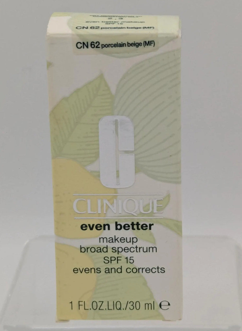 Clinique Discontinued Foundation SPF 15 CN 62 Porcelain Beige 1 oz