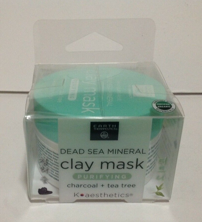 Dead Sea Mineral Clay Mask - Charcoal & Tea Tree