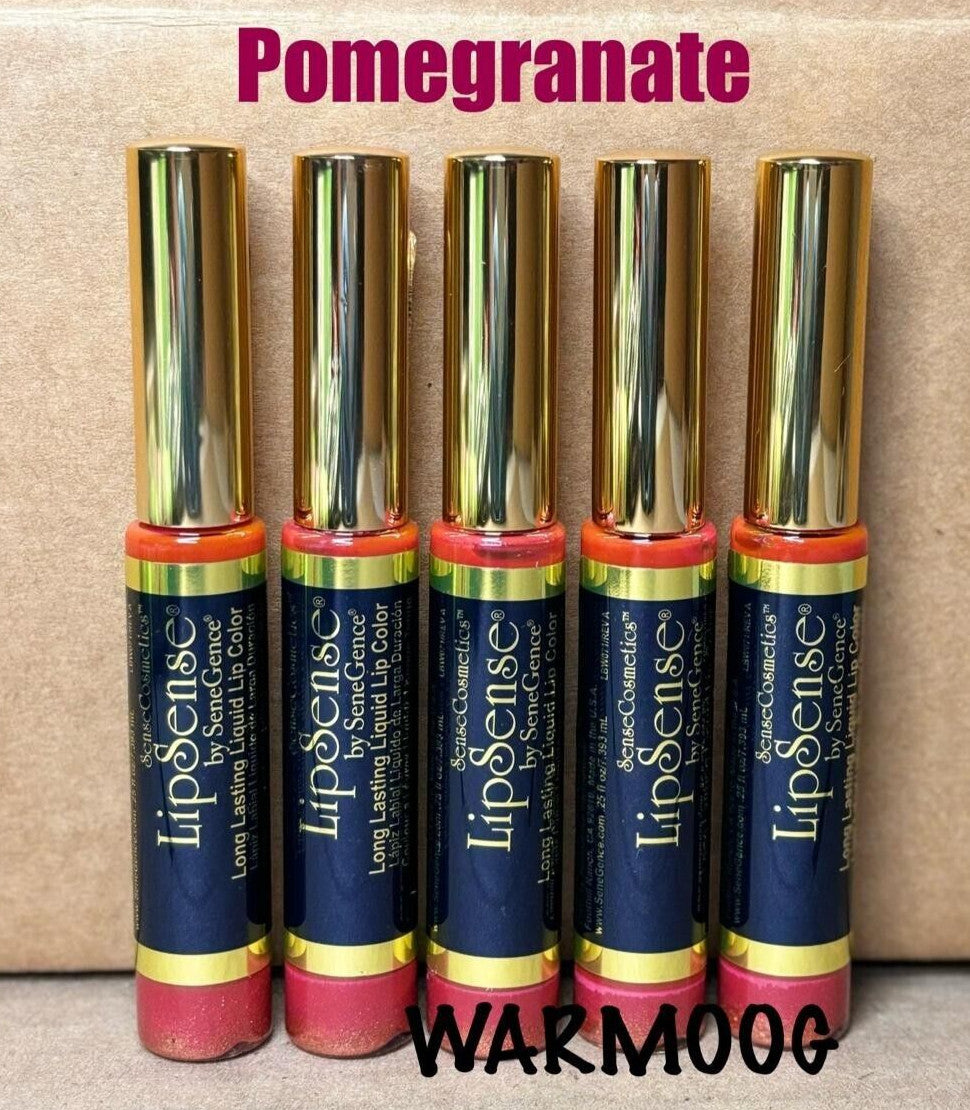 LipSense Liquid Lip Color in Pomegranate | Lip Makeup Kit – 5-Count
