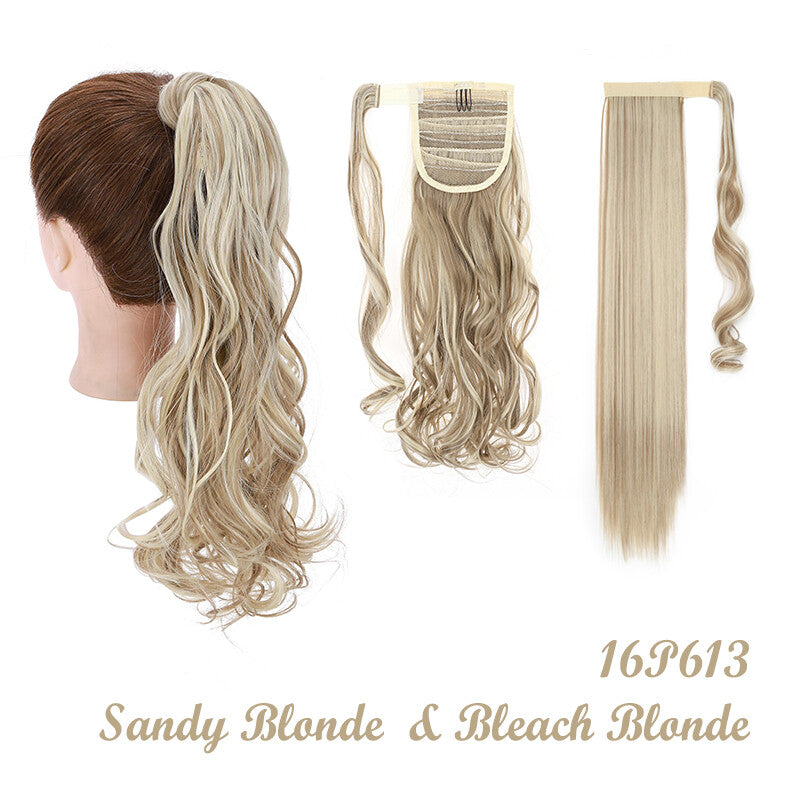Ponytail Wrap Around Hair Extensions - Clip-In & Thick Styling