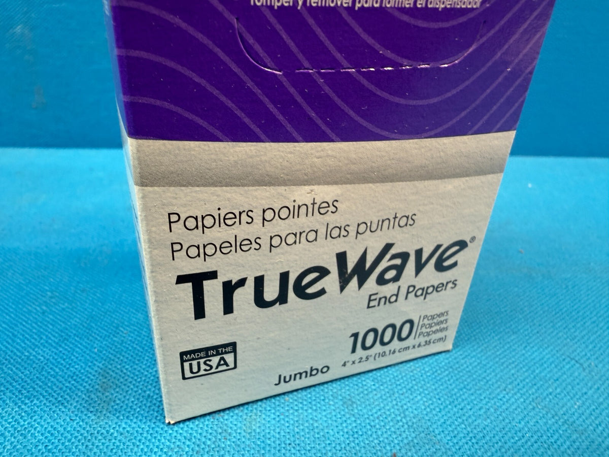 Jumbo Perm End Papers Case of 1000 - Strong, Absorbent Hair Styling Supplies