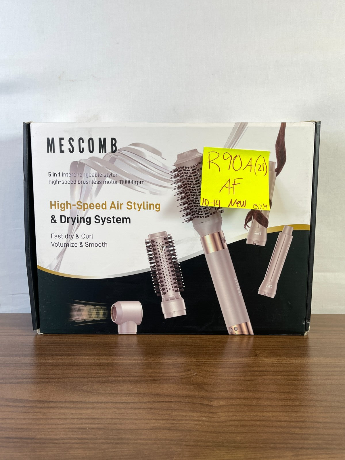 Mescomb 5-in-1 Air Styling and Drying System with Interchangeable Attachments