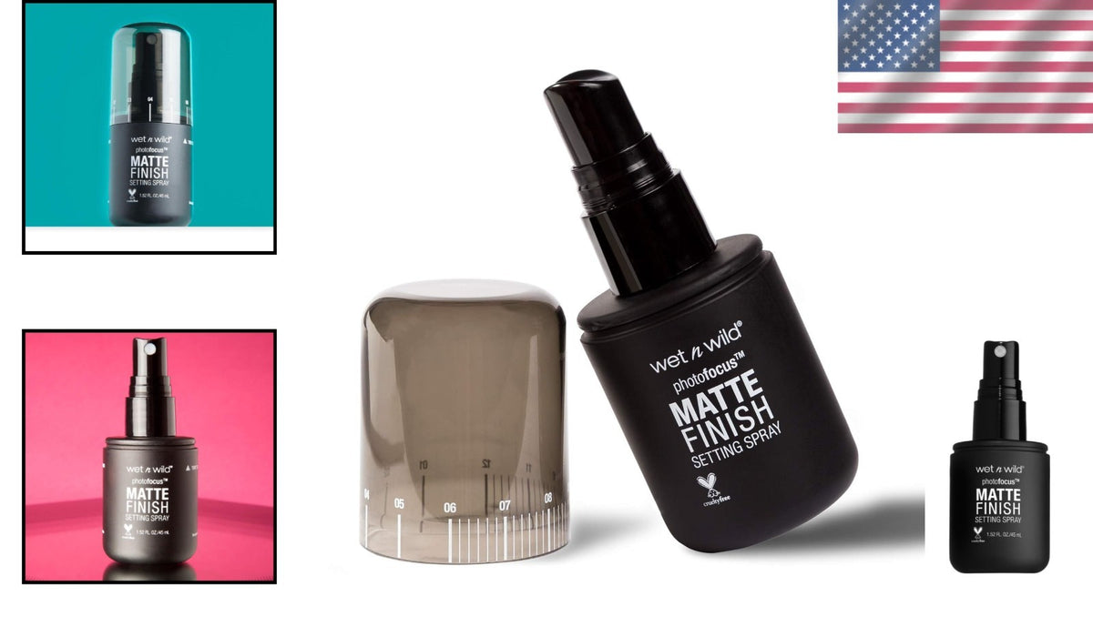 All-Day Matte Setting Spray with Aloe Vera for Flawless Makeup Finish