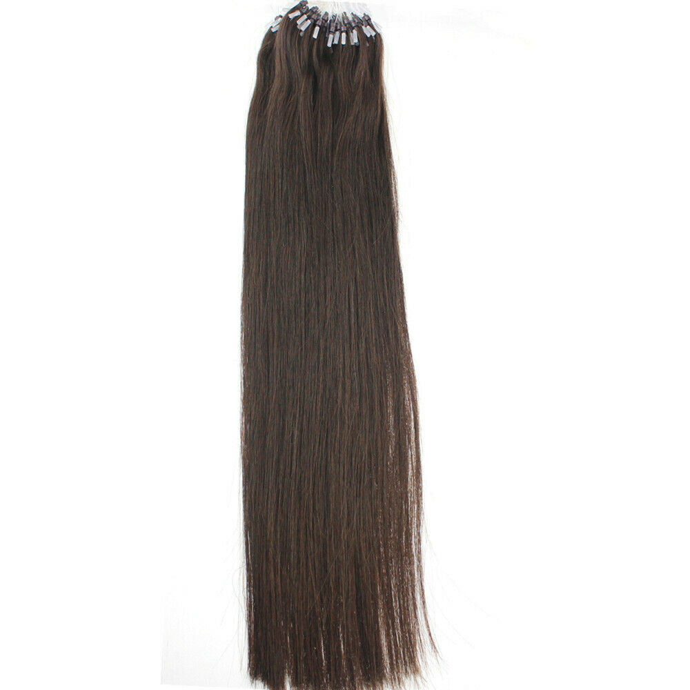 Micro Loop Hair Extensions - Real Human Hair Beads & Link Remy Russian Hair