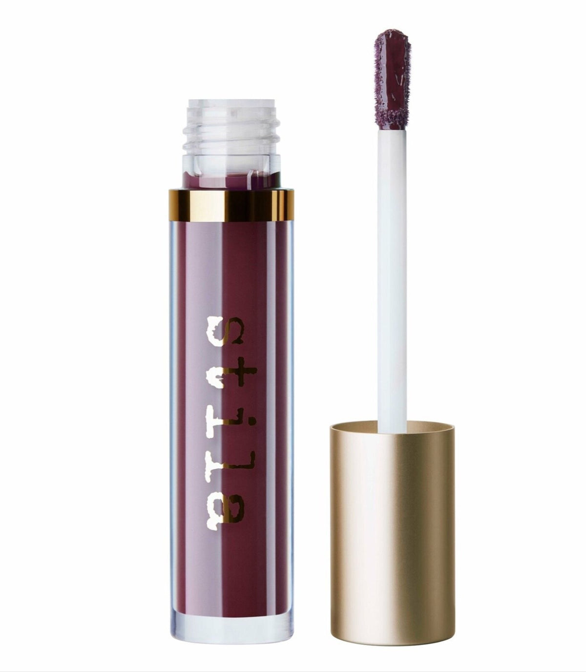 Lip & Eye Gloss Burgundy Semi-Gloss Lip Paint 0.19oz - Vivid & Hydrating