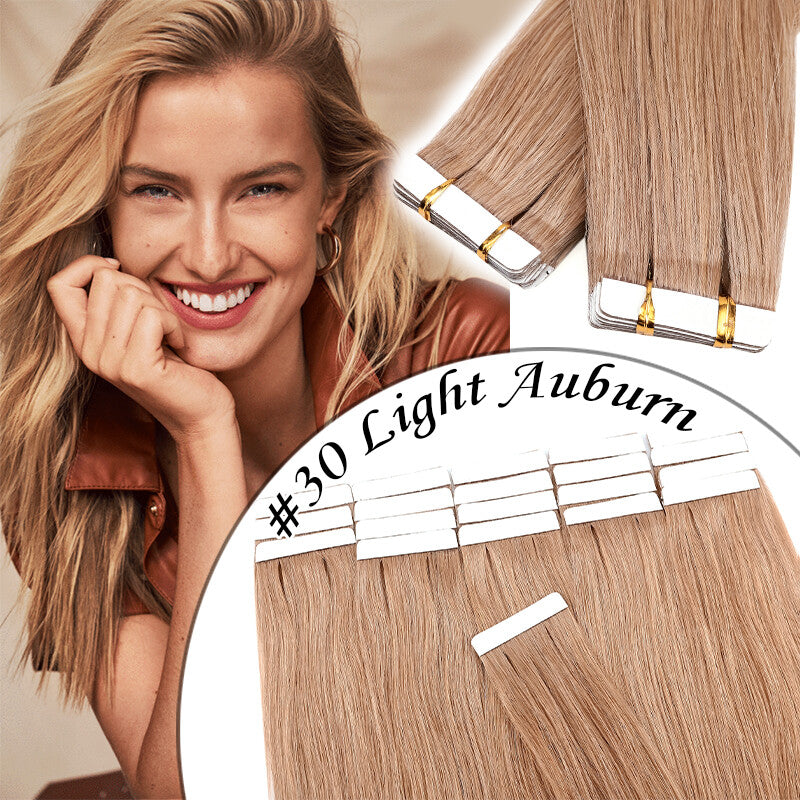 Remy Human Hair Tape-In Extensions 18-22 Inches - Thick & Natural Look