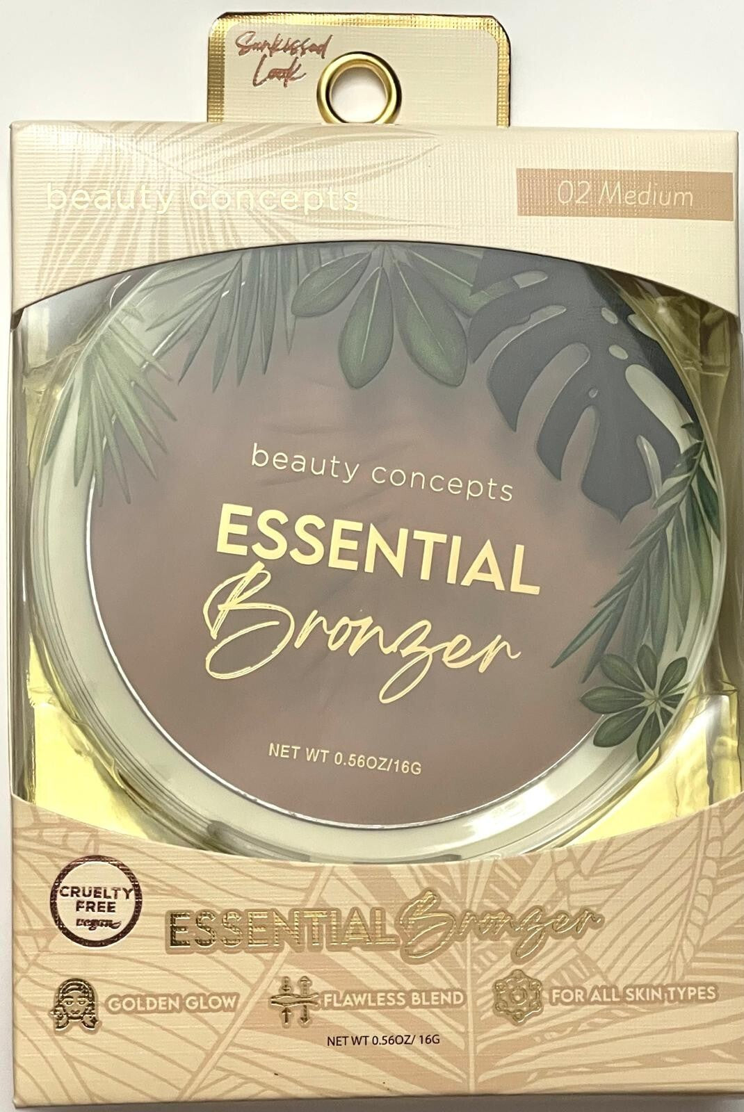 Bronzer Blush Compact - Medium 02 Essential Face Makeup for All Skin Types