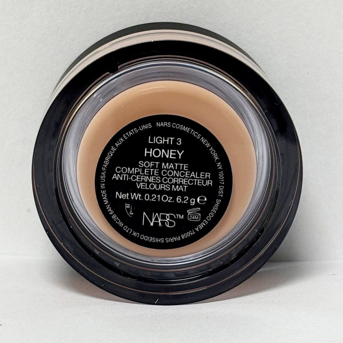 Full Size Matte Concealer Light 3 Honey - Oil-Free, Longwear, Waterproof