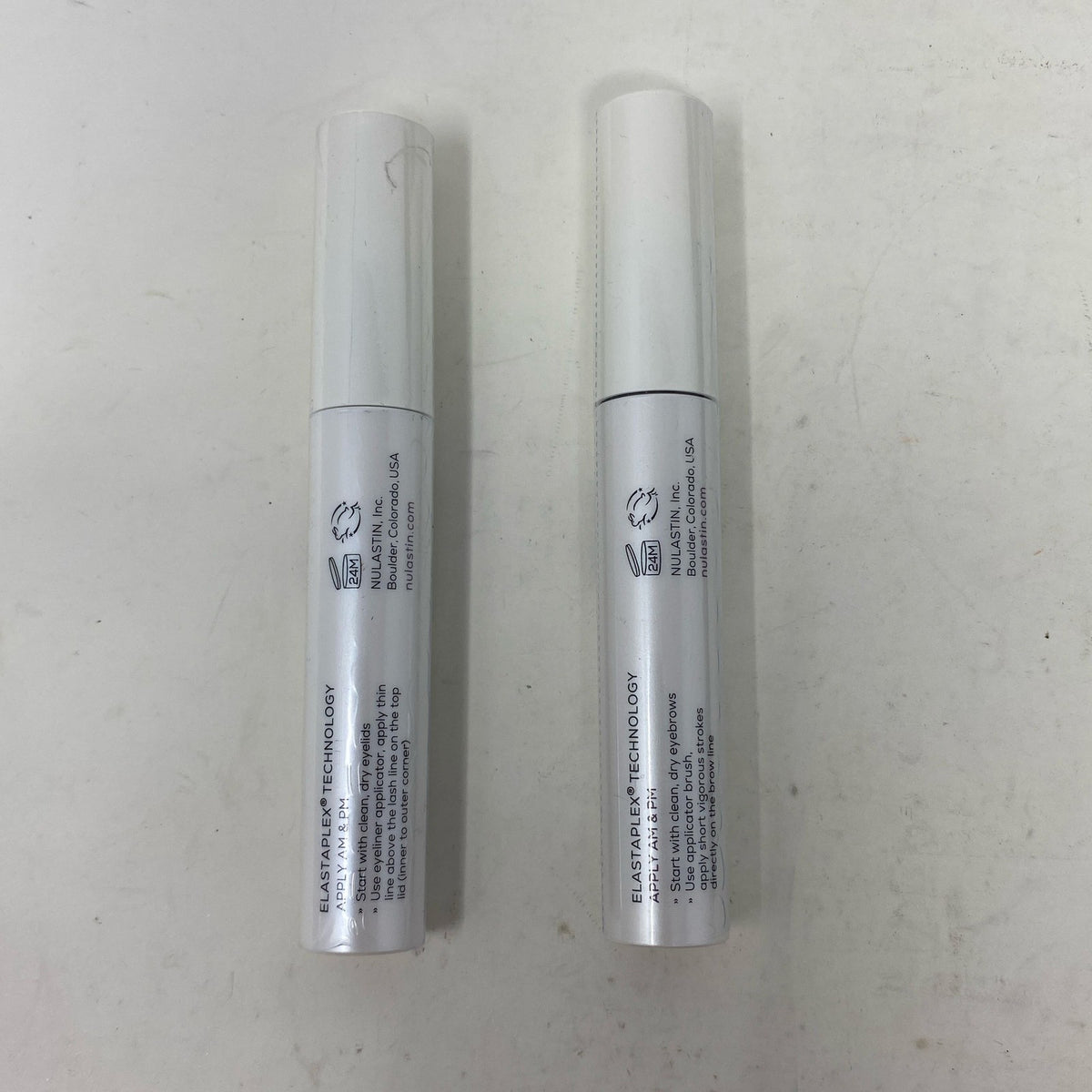 Lash & Brow Serum Dual System - Clear 0.1 Fl Oz Each - Enhances Fuller Lashes & Brows