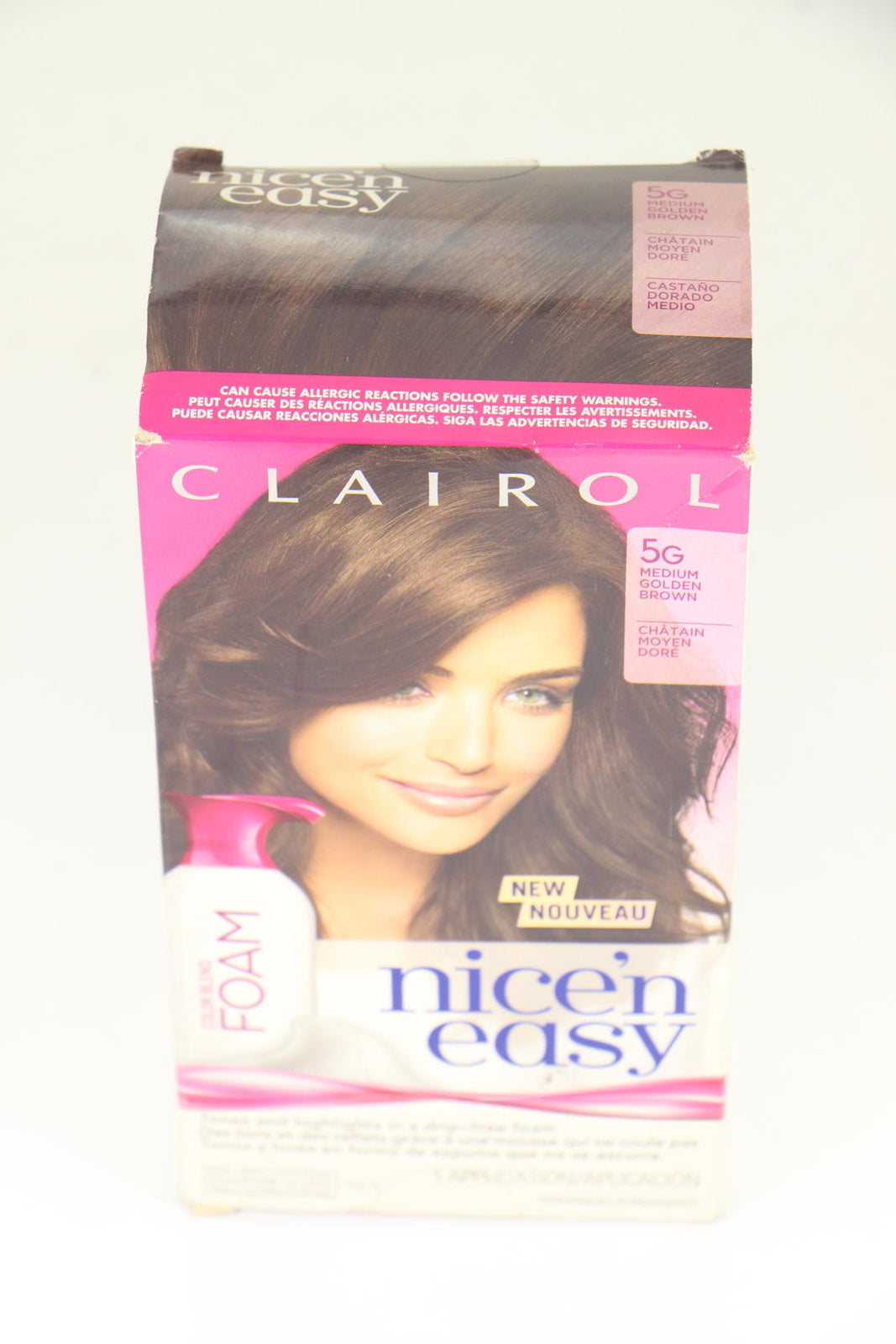 Clairol Nice 'n Easy Permanent Hair Color Medium Golden Brown 5G