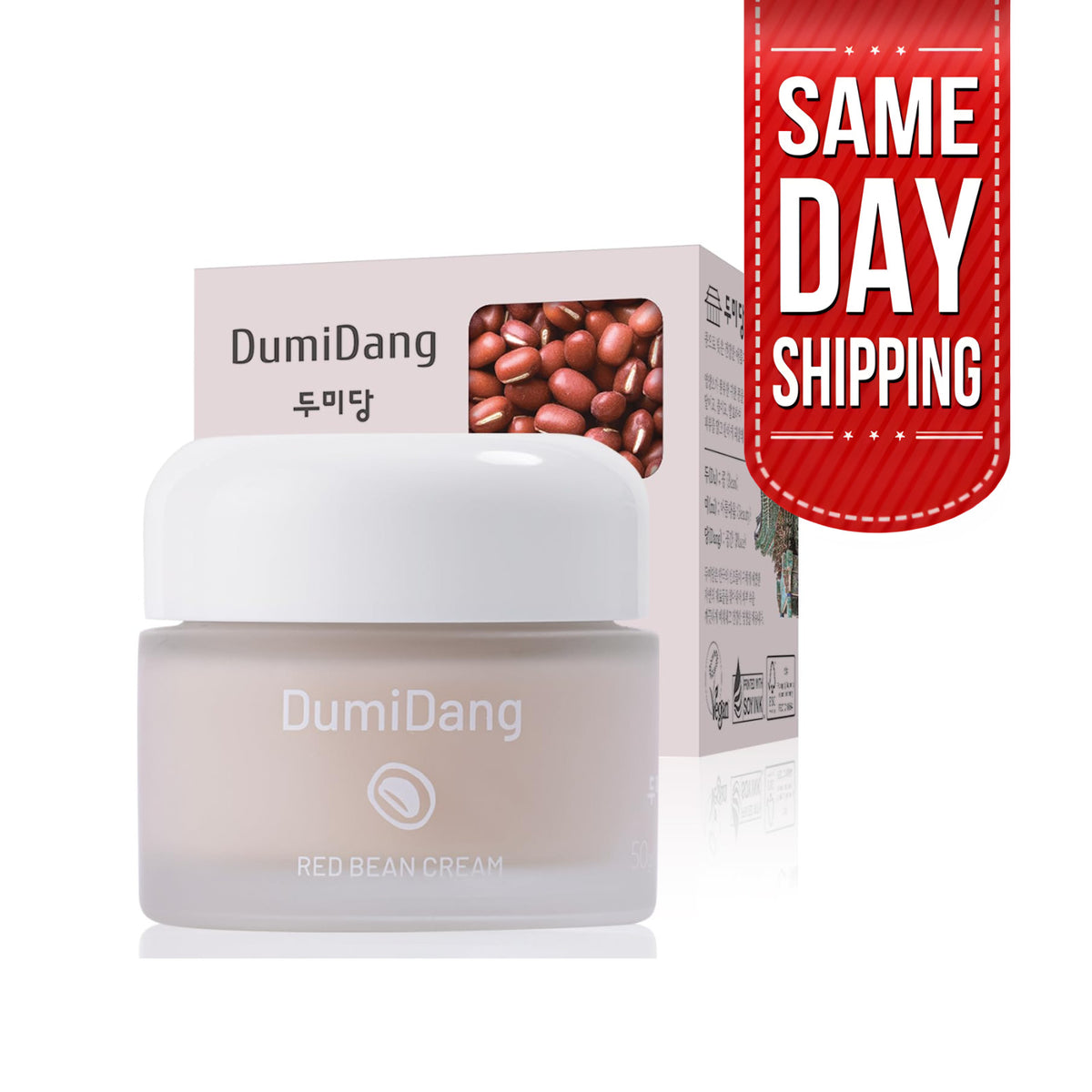 Red Bean Cream - Korean Vegan Skincare Nourishing Face Moisturizer 1.7 OZ