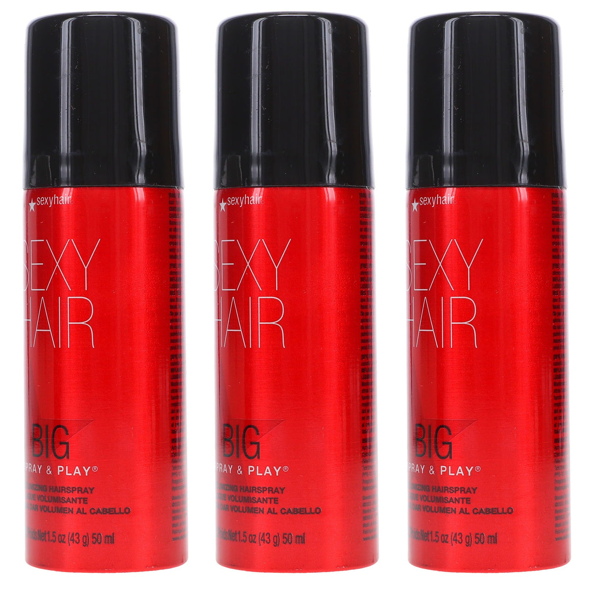Volumizing Hairspray 1.5 oz - 3 Pack for Hold & Shine