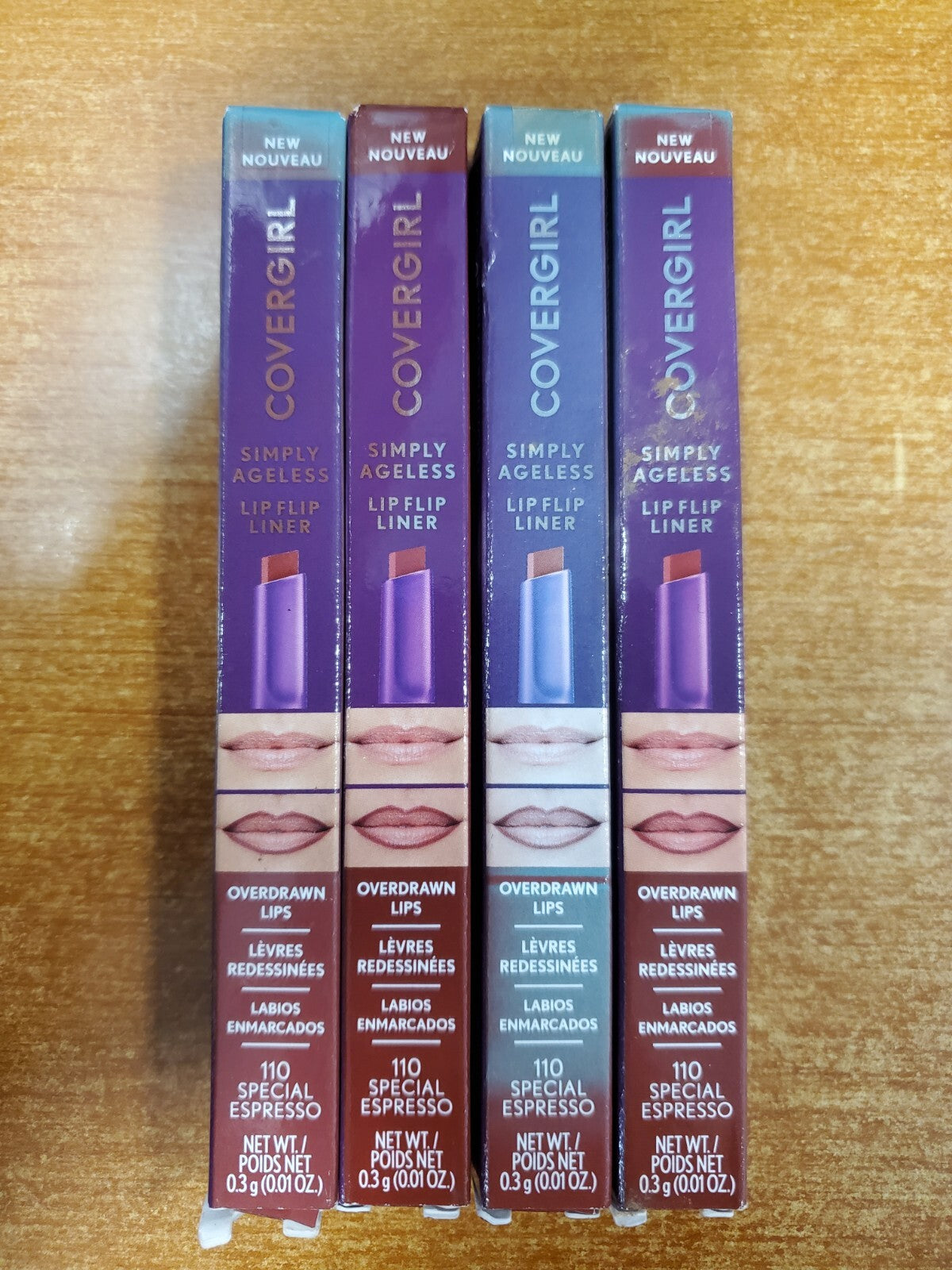 Lip Liner Pencil Set - 4 Pack in Special Espresso for Lip Contouring