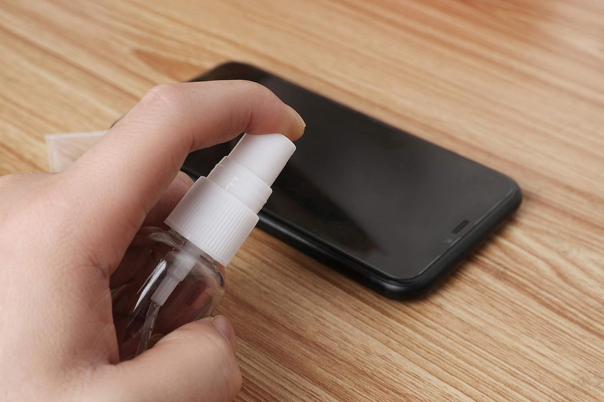 Travel Spray Bottles 30ml & 60ml Plastic Perfume Atomizers - Clear Set